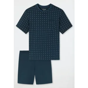 Schiesser - Comfort Essentials – Pyjama – 181155 – Dark Blue