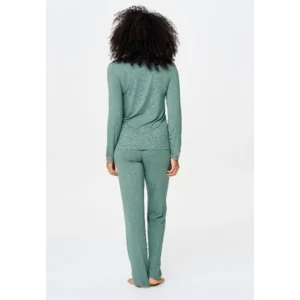 Lingadore Soft & Comfy pyjama in kakigroen