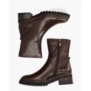 Everybody 83914 Donkerbruin Dames Enkelboots