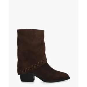 Di Lauro Domizia Donkerbruin Dames Enkelboots