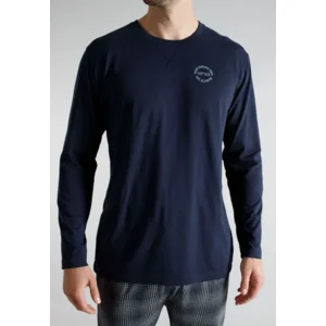 Tom Tailor Pyjama Heren: Blauw / carree broek ( CEC.75 )