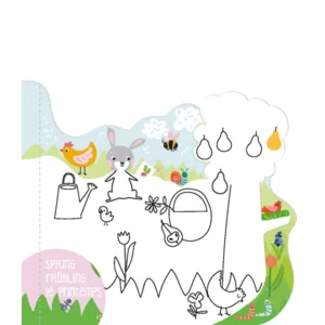 Kleuren met water - Vier seizoenen - Met spelletjes & stickers