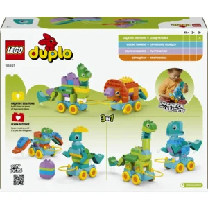 LEGO® 10451 DUPLO® 3-in-1 dinosaurussen op wielen