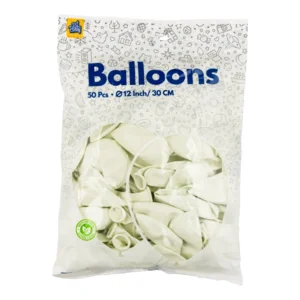 Ballonnen - Wit - 30cm - 50st.