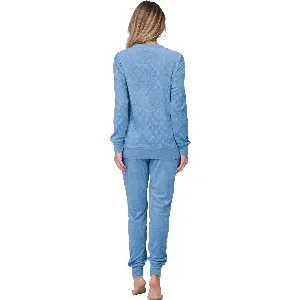 Pastunette Pyjama Dames: Blauw, badstof  ( 100019 )