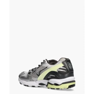 Mizuno Wave Rider 10 Zilver/Lichtgeel Herensneakers