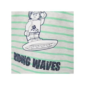Legowear T-Shirt Riding Waves Groen