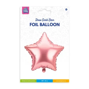 Folieballon - Ster - Roségoud - 46cm