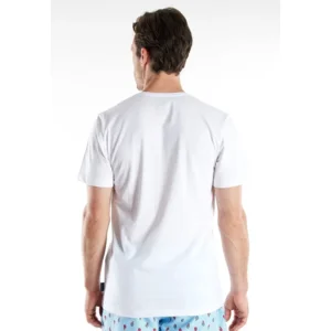 Ceceba T-shirt heren: Wit, Ijsje ( CEC.65 )