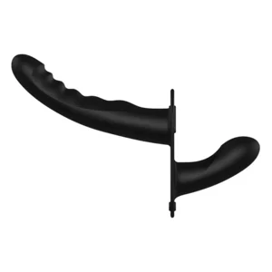 Ouch! Dual Vibrerende Verstelbare Strap On 15 cm