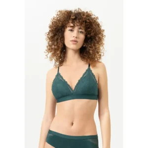 Mey Poetry bralette in donkergroen