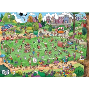Puzzel - Doodle town - Offside antics - 1000st.