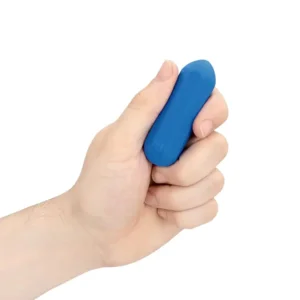 Loveline Hexagon Shaped Bullet Vibrator Jetset Blue 7cm