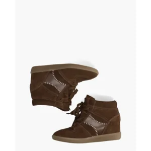 Lisa & Jo Alia Donkerbruin Damessneakers