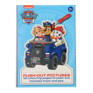 Prikblok - Paw Patrol - Blauw - Met priklap & prikpen - 1st.