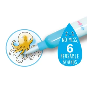 Kleuren met water - Onder water - Met spelletjes & stickers