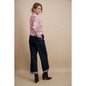 Signe Nature Polo: Bordeau / Roze ( Signe.1406 )