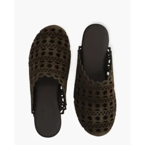 Posa Aztec Mule Khaki Damesslippers