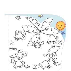 Kleuren met water - Onder water - Met spelletjes & stickers