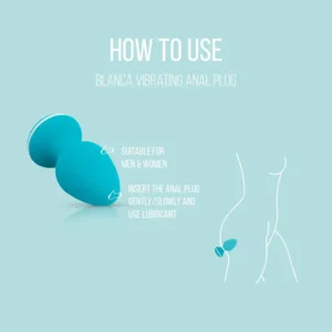 Teazers Blanca Vibrerende Buttplug 8 cm