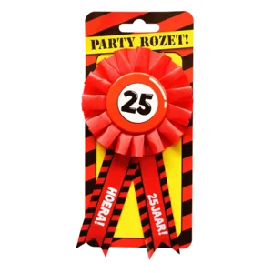 Rozet - 25 jaar - Verkeersbord