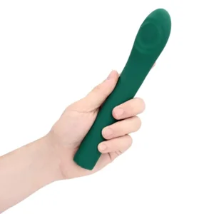 Loveline Pulse Wave G-spot Vibrator Green Crystal 22 cm