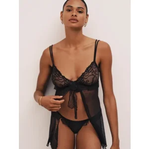 Marie Jo Noova negligé in zwart