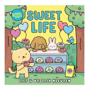 Boek - Kleurboek - Sunny vibes - Sweet life