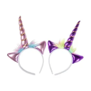 Diadeem - Eenhoorn - Roze 'of' paars - 1st. - Wordt willekeurig geleverd