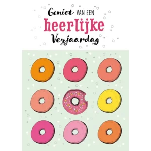 Kaart - Geniet van een heerlijke verjaardag - ME - GBE.0008