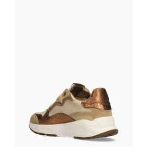 Xsensible Rainbow Beige/Koper Damessneakers