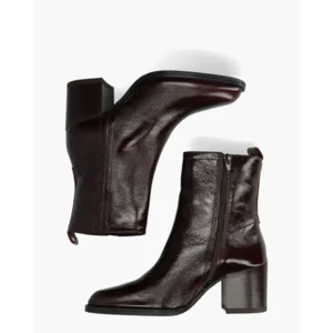 Gioia Agnes Donkerbruin Dames Enkelboots