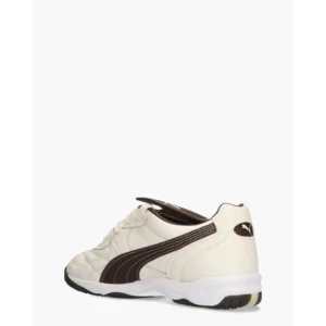 Puma King Indoor Off-White/Bruin Herensneakers