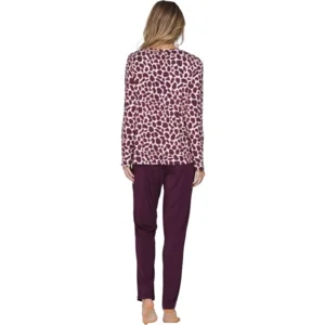 Pastunette Dames pyjama: Dark Red, Modal ( 100023 )