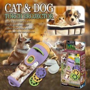Zaklamp & projector - Kat & hond - Met 3x8 afbeeldingen