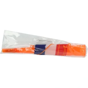 Toeter - Oranje - Met vlag Holland - 40cm