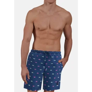 Ceceba Zwemshort Heren: Zonnebril motief, los model, ingewerkte slip ( CEC.62 )