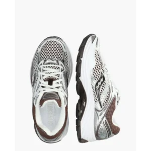 Saucony ProGrid Omni 9 Wit/Bruin Damessneakers