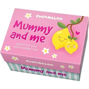 Cucamelon Baby en Mama Sokken Lemon
