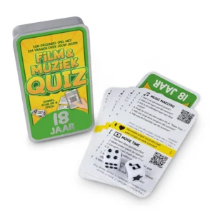 Spel - Film & muziek quiz - 18 jaar