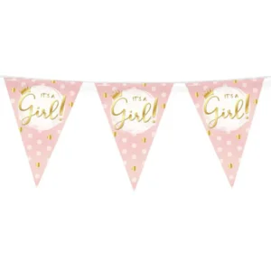 Vlaggenlijn - It's a girl - Folie - 10m