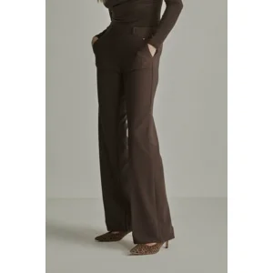 Para Mi Broek: Mira Elastic, Twill Jersey, Deep Brown ( PARA.429 )