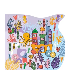 Kleuren met water - Onder water - Met spelletjes & stickers