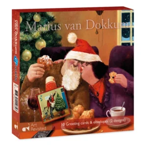 Kaarten - Kerst - Marius van Dokkum - Kerst engeltjes & kerstknuffel - 10st.