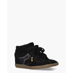 Lisa & Jo Alia Zwart Damessneakers