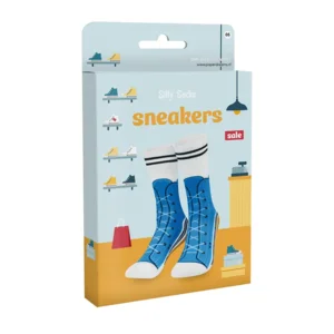 Sokken - Blauwe schoenen / sneakers - Silly socks - nr.05