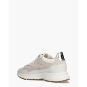 Floris Van Bommel Daysi Wit/Beige Damessneakers