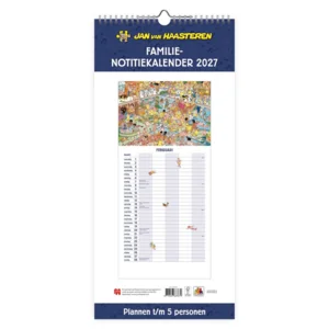 Kalender - Jan van Haasteren - 5 personen - 2027 - 21x45cm