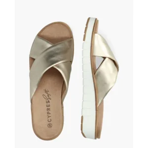 Cypres Mia Goud Damesslippers