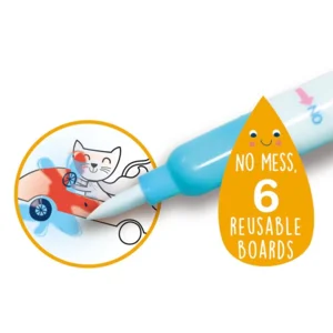 Kleuren met water - Rijden & vliegen - Met spelletjes & stickers